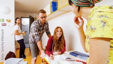 Studierende Wohnheim Studiwerk Uni Trier