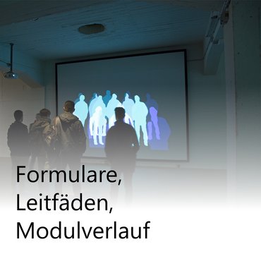 Formulare, Leitfäden, Modulverlauf