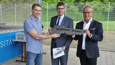 Einweihung der uniSport Arena