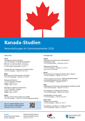 Plakat Kanada-Studien 2026