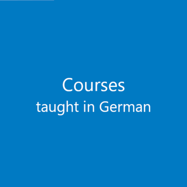Courses taught in German