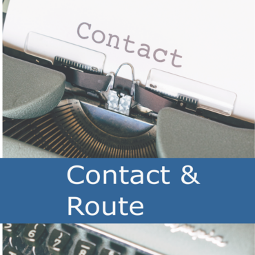 Contact and route