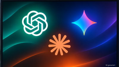 Logos verschiedener KI-Anbieter