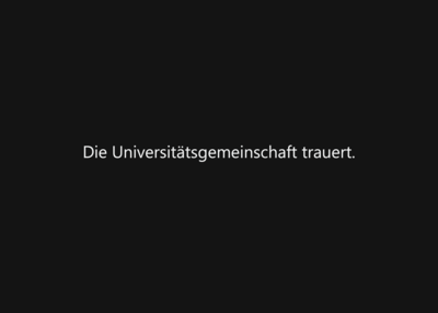 Trauer Uni Trier