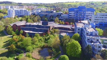 Campus Uni Trier von oben