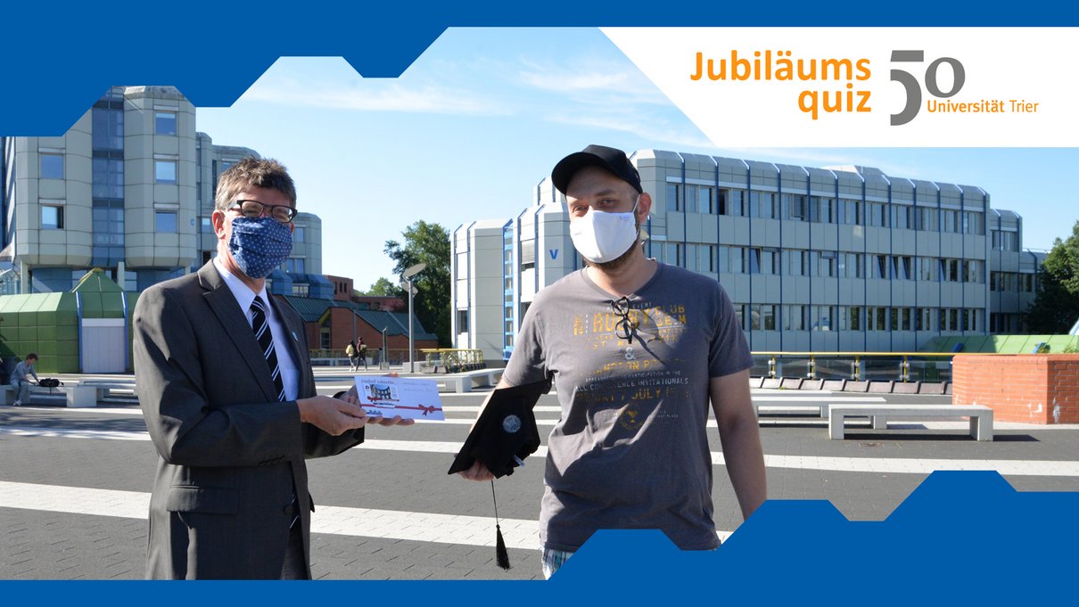 Jubiläumsquiz 50 Jahre Universität Trier Quizmaster