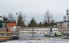 Stege werden abgebaut