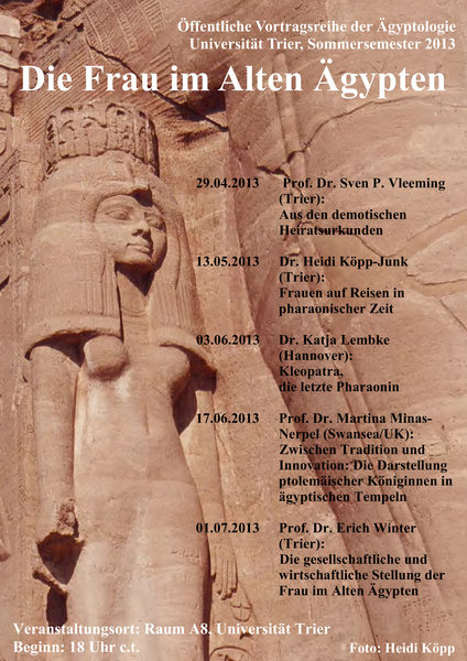 Uni Trier ägyptologie 2013 Die Frau Im Alten ägypten