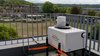 Wind-Lidar auf der Terrasse der Bundespolizei an den Kaiserthermen