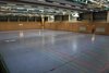 Unisporthalle innen aus leicht erhöhter Perspektive