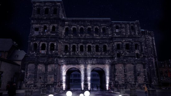 Besucherinnen und Besucher können mit der Installation Licht spenden, um damit das Schicksal eines Trierer Opfers zu beleuchten.