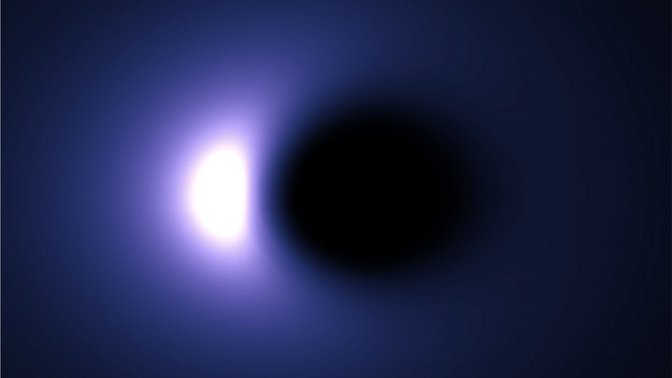 schwarzes Loch - Foto von Dr. Müller