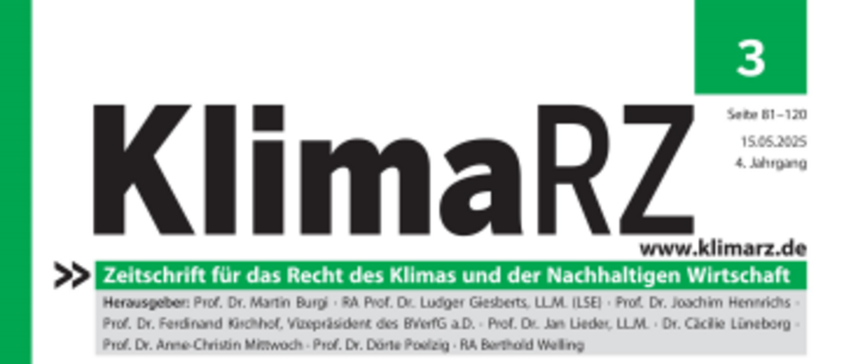 Cover KlimaRZ (Beispielbild)