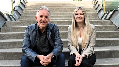 Lothar Müller und Lara Krell