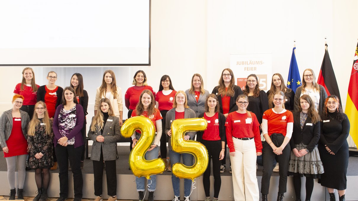 Mentorinnen des Ada-Lovelace-Projekts beim Festakt zum 25-jährigen Jubiläum. Foto: Peter Pulkowski