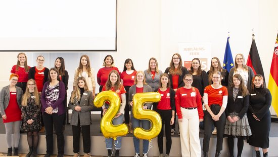 Mentorinnen des Ada-Lovelace-Projekts beim Festakt zum 25-jährigen Jubiläum. Foto: Peter Pulkowski