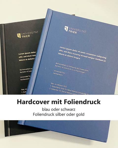 Uni Trier: Druckauftrag für Studierende