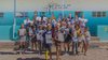 Gruppenfoto. Neben der St. Patrick’s Primary in Omamas (im Bild) nahmen die Anna Maasdorp Combined School in Duineveld und die Primary School Schlip an dem Projekt teil.