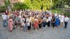 Die Teilnehmerinnen und Teilnehmer des Internationalen Ferienkurses bei der Begrüßung im Rathaus Trier. 
