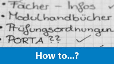 To-Do-Liste mit Beschriftung "How to?"