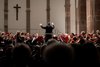 Blick auf Orchester aus dem Publikum