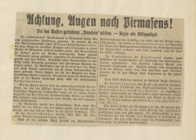 Zeitungsartikel
