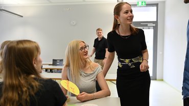 Eine Ansprechpartnerin