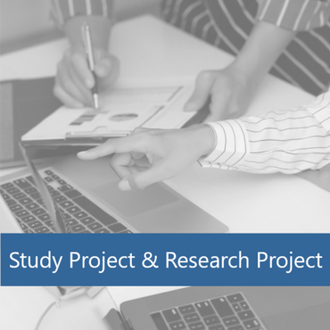 If you click on this icon you will be redirected to: Study Project and Research Project