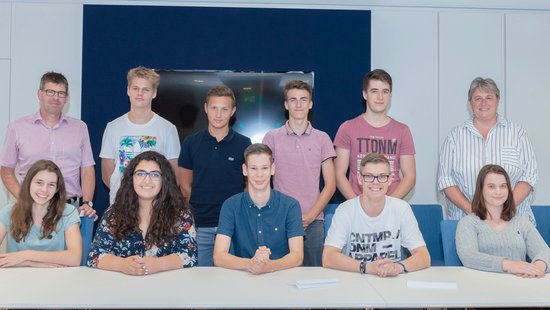 Die neuen Auszubildenden der Uni Trier