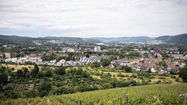 Ein Luftbild der Stadt Trier