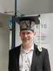 Lucas Moschen with doctoral cap