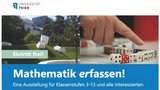 Werbeflyer Mathematikausstellung