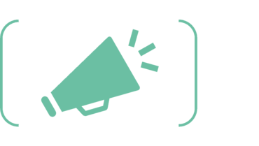 Pictogram of a megaphone