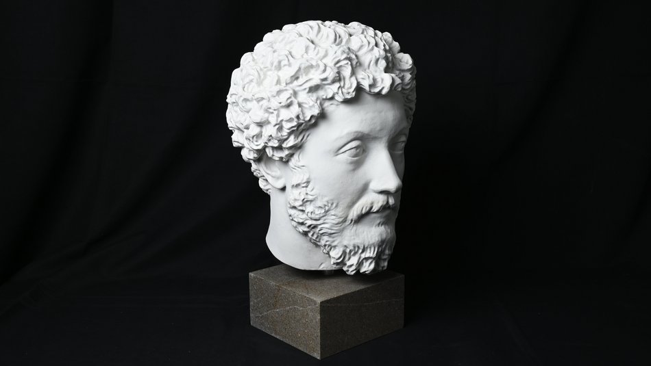 Marc Aurel war von 161 bis 180 Kaiser des Römischen Reiches. © Archäologische Original- und Abguss-Sammlung der Universität Trier Foto: Isabell-Sophie Göbel