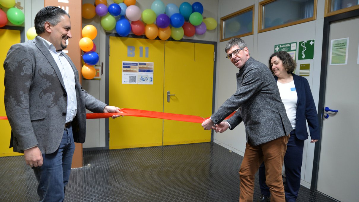 Ivan Racic, Michael Jäckel und Eva-Kristina Franz