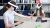 Beim Mitmachstand „Virtual-against-Real-Challenge” konnten BesucherInnen Tetris in VR spielen