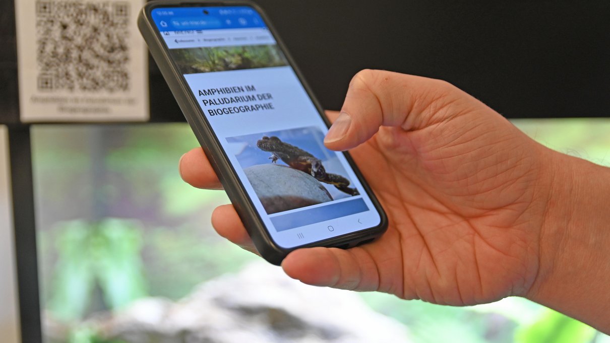 Hinter den QR-Codes stecken viele Infos zu Fischen, Amphibien und den Ökosystemen der Region.