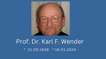 Prof. Dr. Karl Friedrich Wender