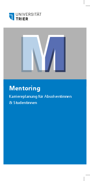 Flyer Mentoring für Masterstudentinnen und Absolventinnen