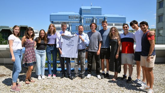 Zum Auftakt der Summer School begrüßte Universitätspräsident Michael Jäckel die Gäste der Georgetown University.