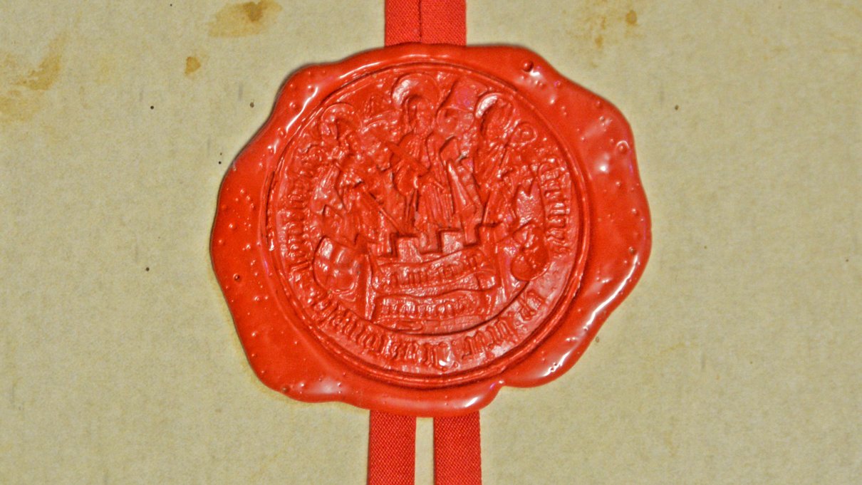 Das Siegel der Universität von 1473.