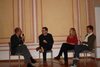 Diskussionsrunde mit Dr. Michael Harnischmacher Diskussionsleiter Viktoria Hendgen Weinreich Koblenz Sebastian Erlhofer Mindshape Köln Nils Lengelsen Phaydon Research Köln