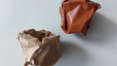 Geopolymerzement mit glänzender Textur