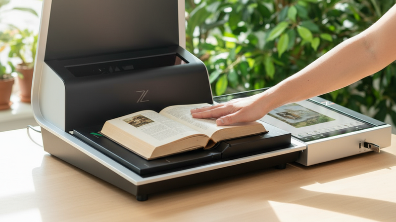 Zeutschel Scanner mit Buch