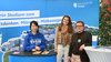 Kawai Chung, Tara Partetzke and Nathalie Bessler at the information of Central Student Advisory Service