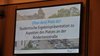 Monitor bei Ergebnispräsentation zum Rindertanzplatz-Projekt