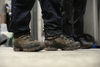 Das war das richtige Schuhwerk bei dem ... Wetter