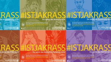 Collage der #ISTJAKRASS-Poster