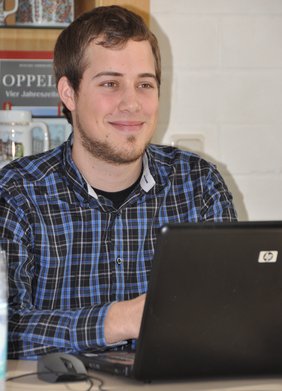 Jonas Plum hat die neue Internetseite "studier-in-trier.de" entwickelt. Foto: Uni Trier