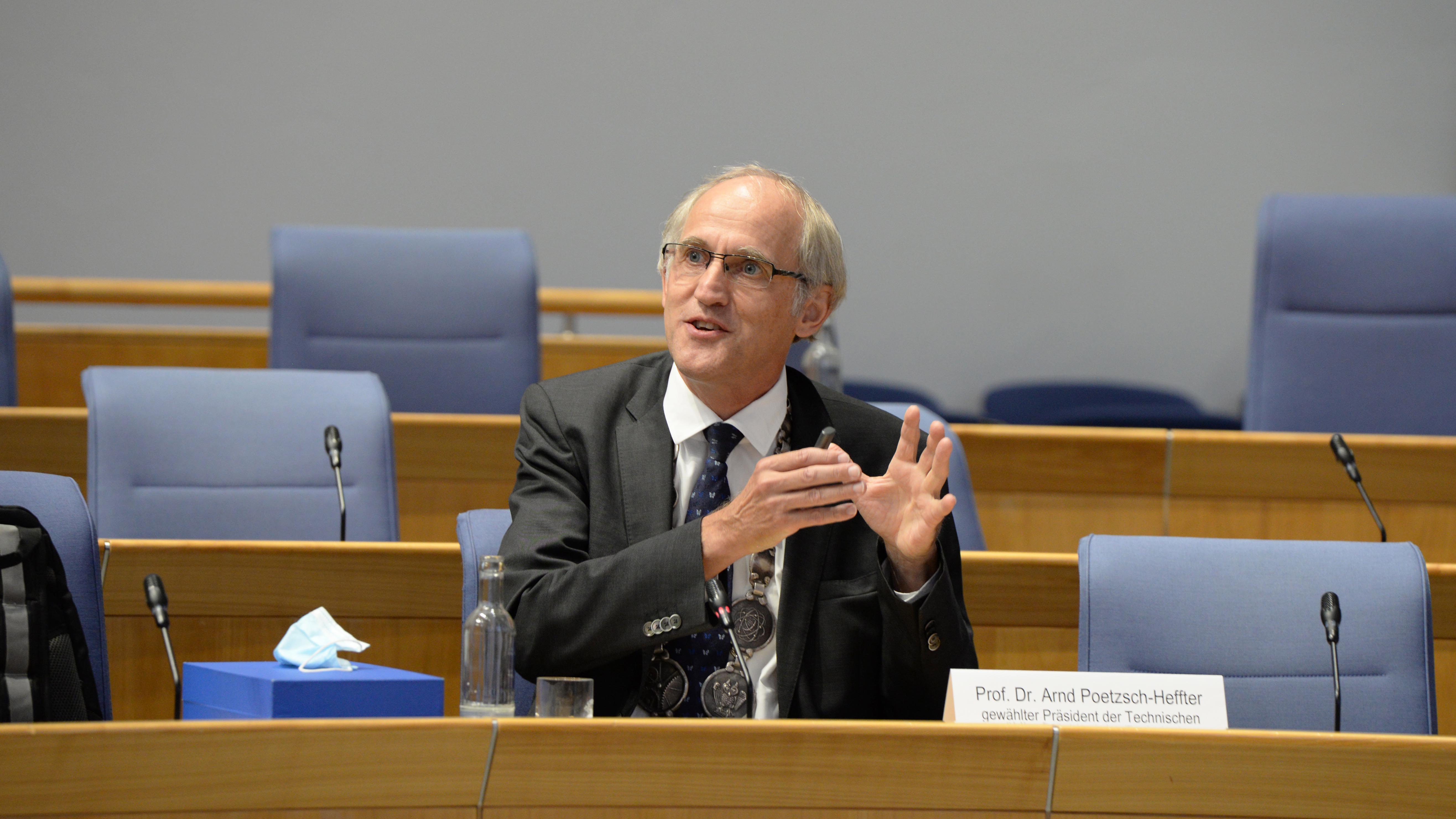 Prof. Dr. Arnd Poetzsch-Heffter, Präsident der Technischen Universität Kaiserslautern
